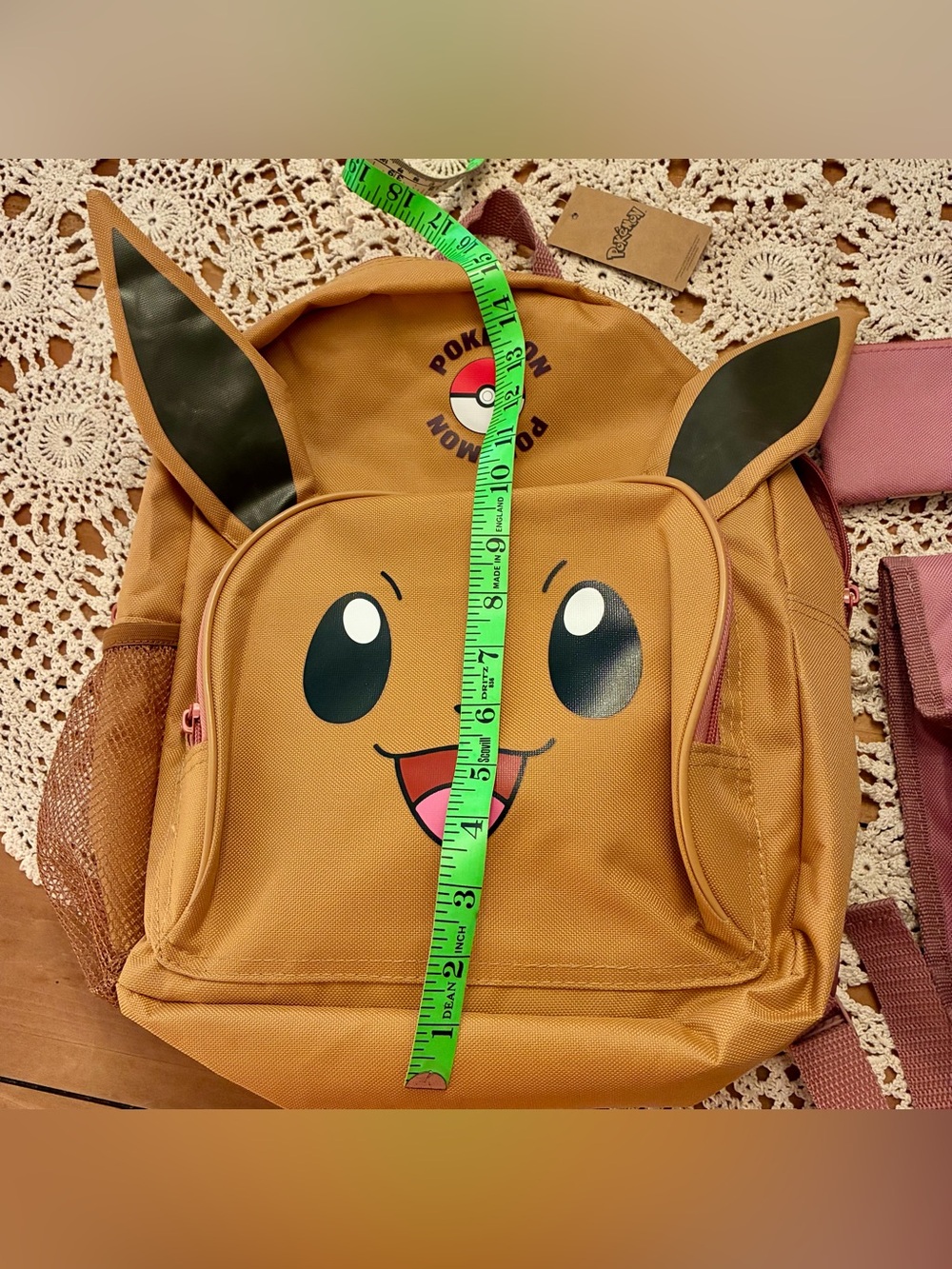 NWT Pokemon Eevee Kids Backpack Set - Backpack, Lunchbox & Pencil Pouch - Picture 8 of 9